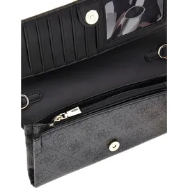 GUESS Noelle Xbody Flap Organizer Coal Logo