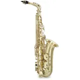 Classic Cantabile Winds AS-450 Eb Brushed Altsaxophon (Alt-Saxophon, gebürstetes Messing, Es-Stimmung, Hoch-Fis-Klappe, sehr ergonomische Klappenmechanik)