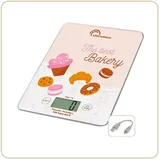LITTLE BALANCE Slim Küchenwaage c-Slim Bakery mit USB-C-Anschluss