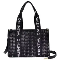 Valentino Candle Shopper Leather Black