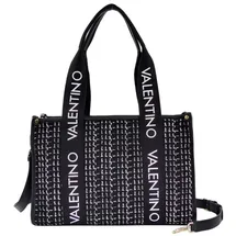 Valentino Candle Shopper Leather Black