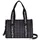 Valentino Candle Shopper Leather Black