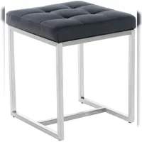 CLP Edelstahl Sitzhocker Barci schwarz