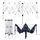 TALK-POINT Faltpavillon 3 x 3 m Blau