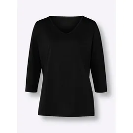 Classic Basics Sieh an! 3/4-Arm-Shirt in schwarz | Gr.: 38