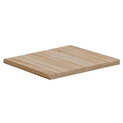 VCM my office Verbindungsplatte Lona eiche, quadratisch 80,0 x 80,0 x 2,2 cm