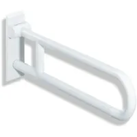 Hewi 801 Dreh-Stützklappgriff Wandstützgriff 750 mm signalweiß