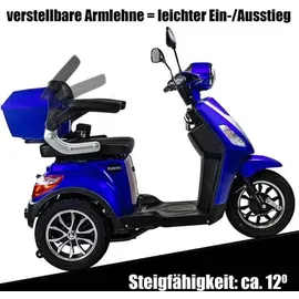 Rolektro E-Trike 25 V.3 Blau