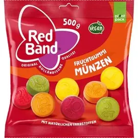 Red-Band Fruchtgummis Münzen, 500 g