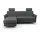sit&more Ecksofa »Palmera L-Form, B: 244 cm« optional Bettfunktion & Bettkasten, Federkern grau