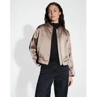 Opus Jackenblazer JUPITA Regular aus Satin braun 40