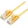 Roline UTP DataCenter Patchkabel Kat.6A (Class EA), LSOH, slim, gelb, 0,15 m