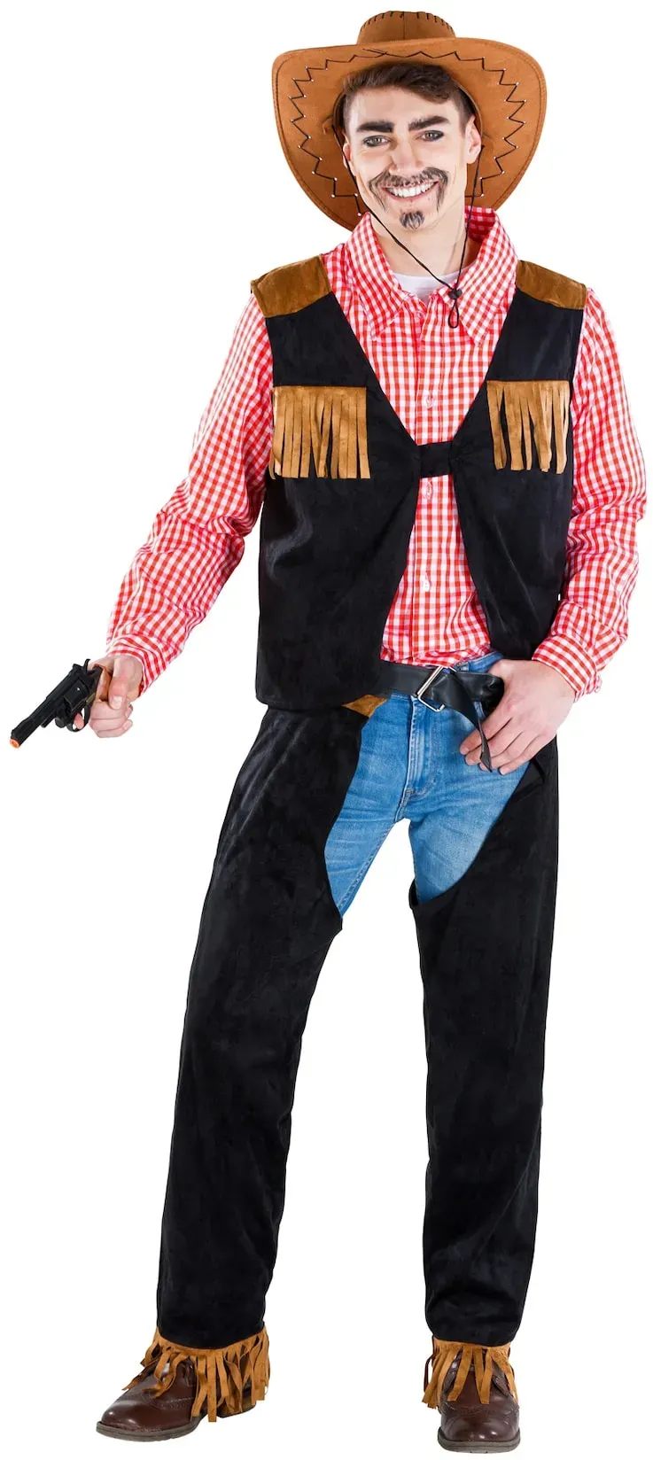 tectake® Herrenkostüm Cowboy Matthew