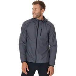 Endurance Laufjacke Hugoee mit Kapuze grau Herren