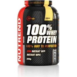 NUTREND 100% Whey Protein Raspberry Pulver 2250 g