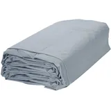 Evolution Poolfolie Achtform Grau 360x625x120cm 0,8mm Einhängebiese Austauschfolie Innen