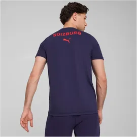 Puma Casuals T-Shirt navy/red M