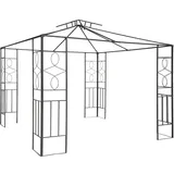 habeig Grillpavillon Pavillongestell Metall Pavillon 3x3m Ersatzgestänge Ersatzgestell, 300 cm breit grau