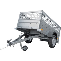 Anhänger Führerschein B Garden Trailer 200 KIPP 200x106 cm 750 kg mit Laubgitteraufsatz