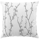 Douceur d'intérieur Zierkissen 45 x 45 cm Weiß