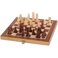 NATURAL GAMES Schachkassette dunkel 29x29cm