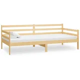 vidaXL Tagesbett Massivholz 90 x 200 cm braun