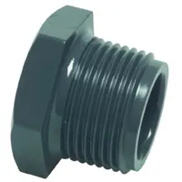 PROFEC Gewindestopfen pvc-u, 1 1/2 Zoll ag, 10 bar,