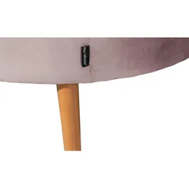 Max Winzer Sessel Miranda Samt 106 x 88 x 0 cm Rosa/Pink
