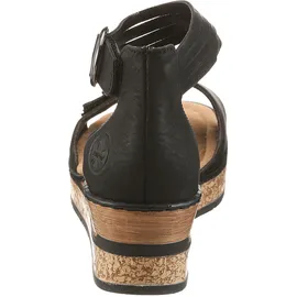 Rieker Keilsandaletten Damen Schwarz 40