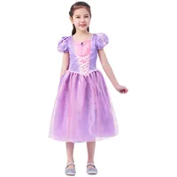 IKALI Mädchen Prinzessin Dress Up Kostüm Lila für Kinder Geburtstagsparty Geschenke