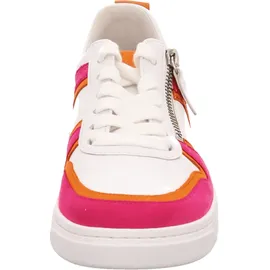 Gabor Sneaker Damen Weite E Orange/Pink/Weiß 38,5