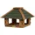 Dobar dobar® Vogelhaus Blockhaus 4-eckig Bitumendach