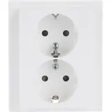 Busch-Jaeger Doppelsteckdose Unterputz Schwarz 2 St.