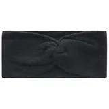 Zwillingsherz Strickmütze Zwillingsherz Kaschmir Stirnband Knoten schwarz