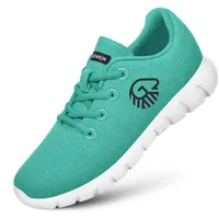 GIESSWEIN Merino Runners Women atmungsaktiv - Damen Sneaker für gesunden Gang - Bequeme leichte Arbeitsschuhe für Pflegeberufe & Krankenschwester - 39 EU