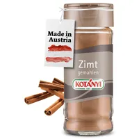 Kotányi Zimt gemahlen, würzig-süßer Geschmack, veredelt Milchreis, Gebäck, Desserts, Glas 80 ml