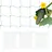 Relaxdays Ranknetz 4er Set, für Gewächshaus, 200x250 cm, Rankhilfe Gurken, Maschenweite 10 cm, Gewächshausnetz, PE, grün