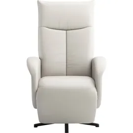 sit&more TV-Sessel Zora Kunstleder 75 x 112 x 82 cm Weiß mit Aufstehhilfe