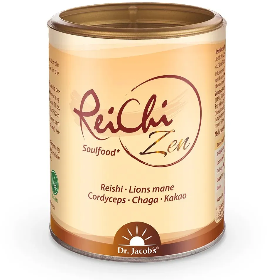 ReiChi Zen Pilz-Kaffee mit Guarana + Reishi + Chaga + Cordyceps + Lions Mane