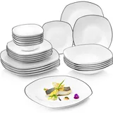 sänger Tafelservice Bilgola Black Rim (36 Stück)