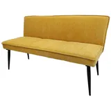 Hti-Living Polsterbank Mesilla Gelb 140 x 40 x 48 cm