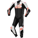 Alpinestars Missile V2 Ward Lederkombi 1tlg. - Schwarz/Weiß/Neon-Rot - 50