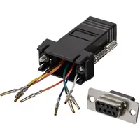 Startech StarTech.com GC98FF DB9 auf RJ45 Modular Adapter (Bu/Bu)