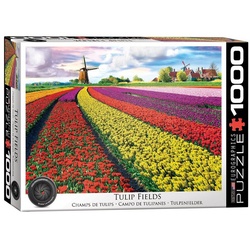 EUROGRAPHICS Puzzle EuroGraphics 6000-5326 Tulpenfelder Niederlande, 1000 Puzzleteile bunt