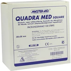 Quadra MED square 38x38 mm Strips Master Aid 100 St