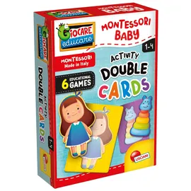 Lisciani Montessori Baby Activity Double Cards