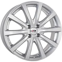 Platin P69 6.5x16 ET40 4x100 63,4, Polar silber