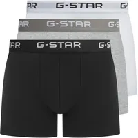 G-Star Boxershorts ASH Trunk 3er Pack Weiß/Grau/Schwarz M