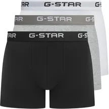G-Star Boxershorts ASH Trunk 3er Pack Weiß/Grau/Schwarz M