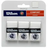 Wilson Unisex – Erwachsene Roland-Garros Tennis Overgrip Tennisschläger, weiß/Marineblau